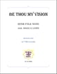 Be Thou My Vision TTBB choral sheet music cover
